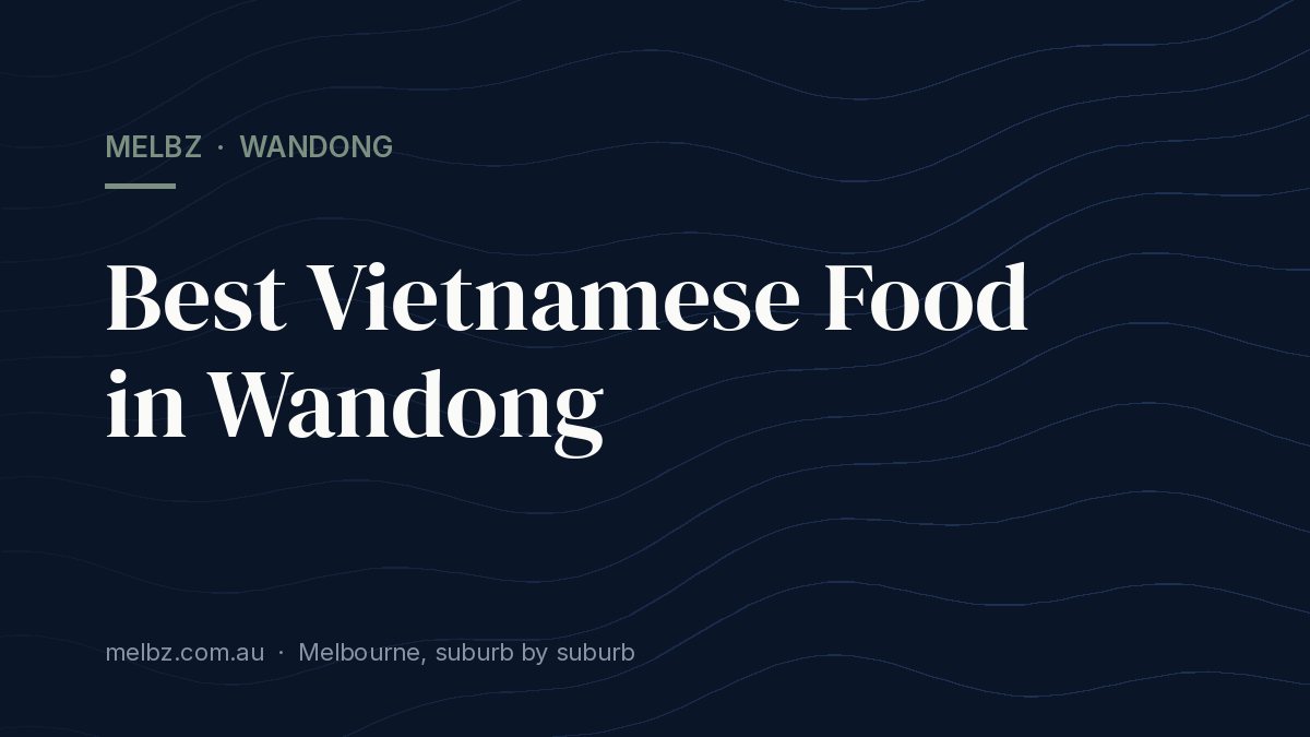 Title card: Best Vietnamese Food in Wandong