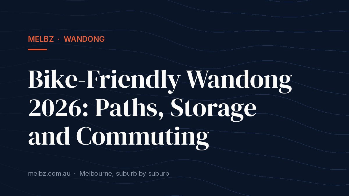 Title card: Bike-Friendly Wandong 2026: Paths, Storage and Commuting