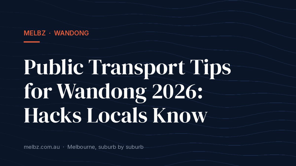 Title card: Public Transport Tips for Wandong 2026: Hacks Locals Know