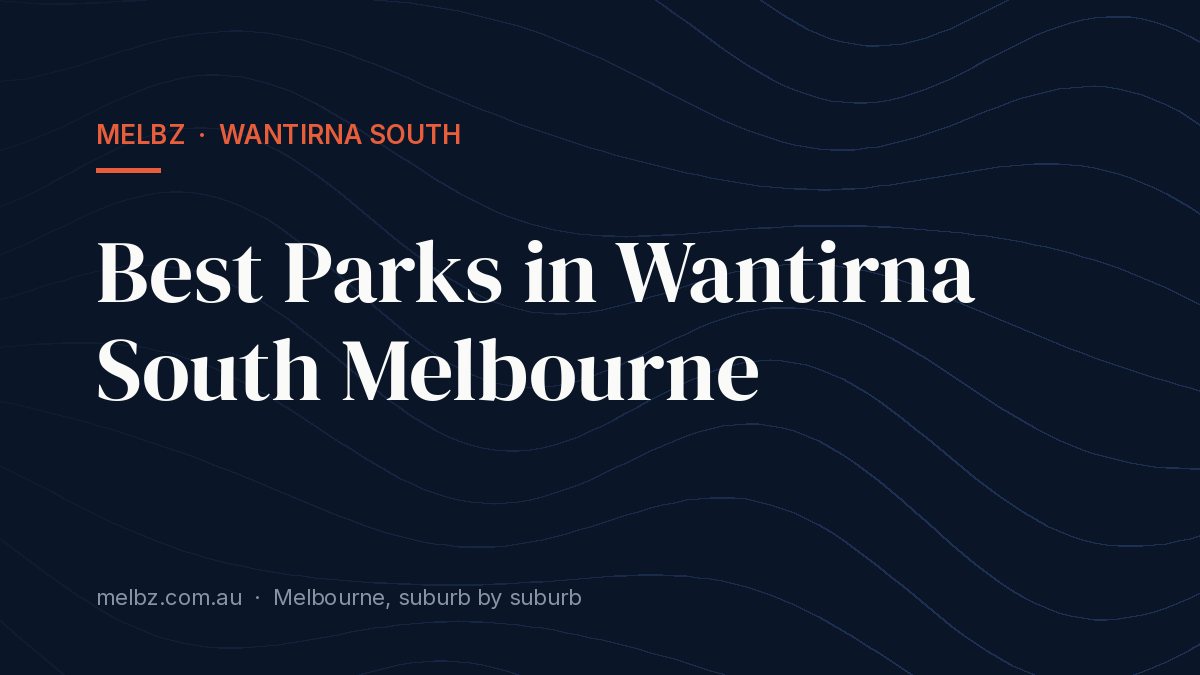 Title card: Best Parks in Wantirna South Melbourne