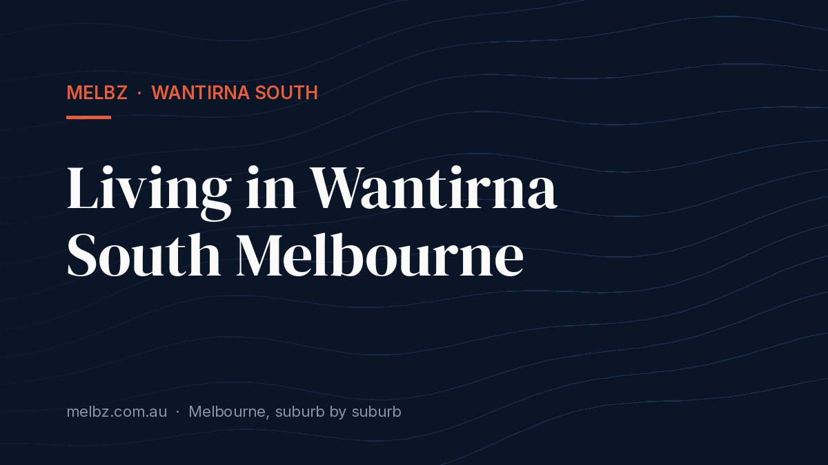 Title card: Living in Wantirna South Melbourne