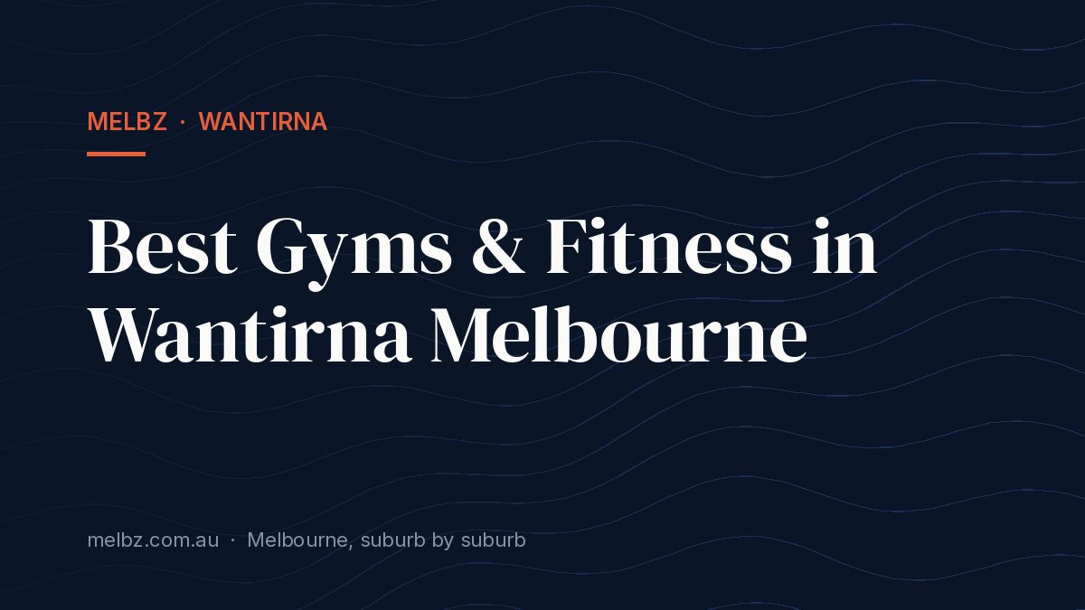 Title card: Best Gyms & Fitness in Wantirna Melbourne