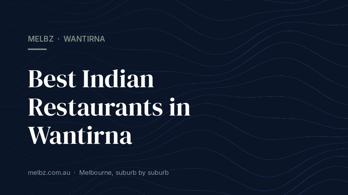 Title card: Best Indian Restaurants in Wantirna