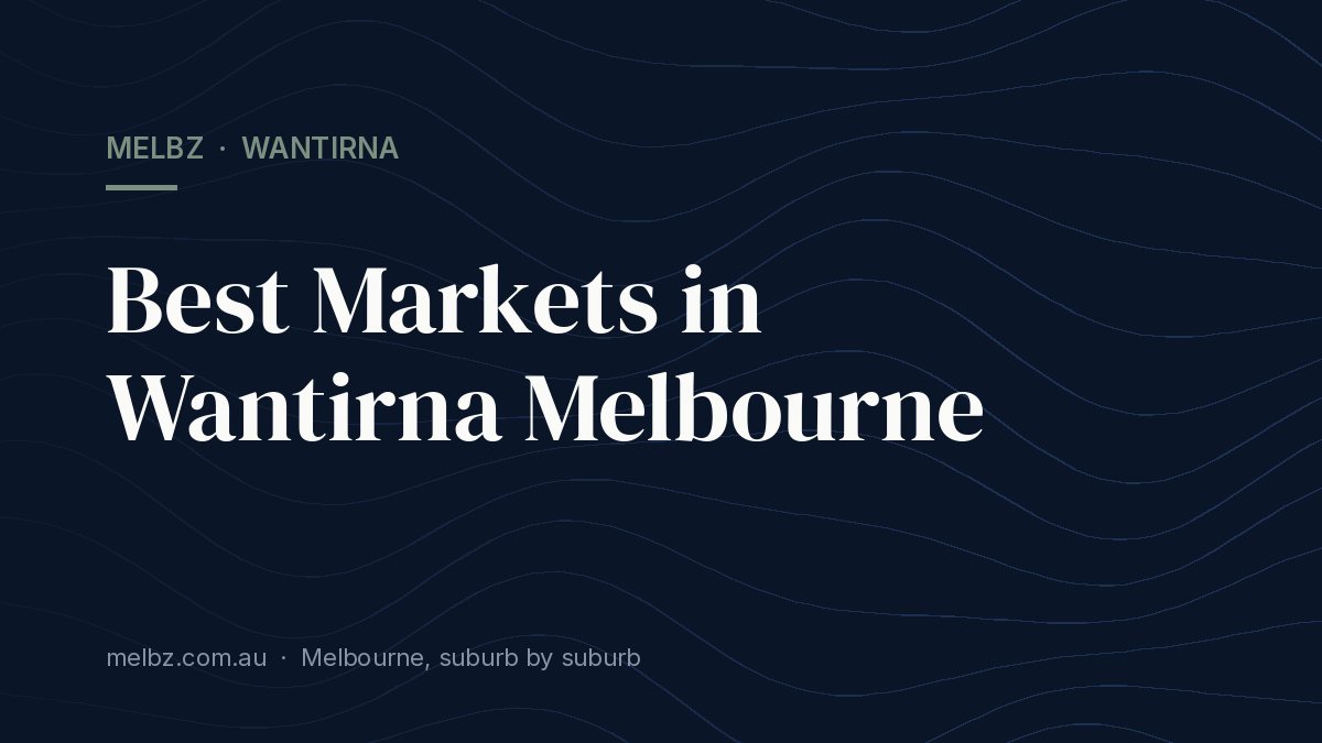 Title card: Best Markets in Wantirna Melbourne