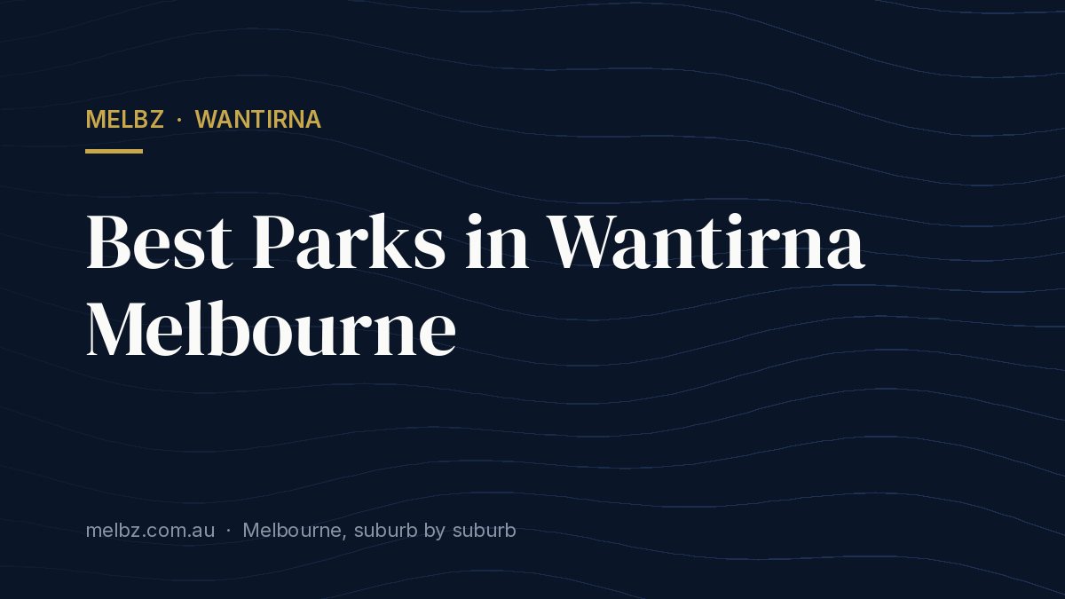 Title card: Best Parks in Wantirna Melbourne