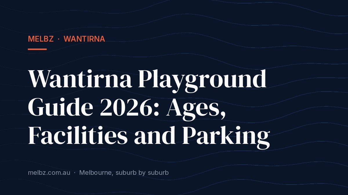 Title card: Wantirna Playground Guide 2026: Ages, Facilities and Parking