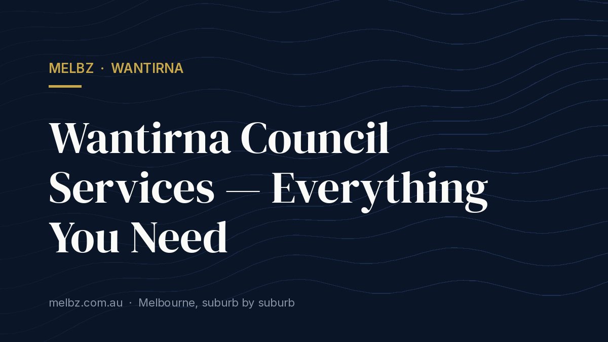 Title card: Wantirna Council Services — Everything You Need
