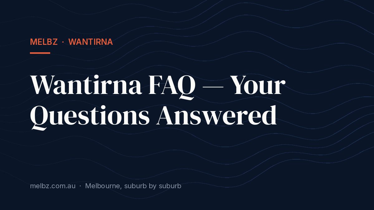 Title card: Wantirna FAQ — Your Questions Answered