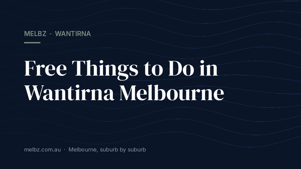 Title card: Free Things to Do in Wantirna Melbourne