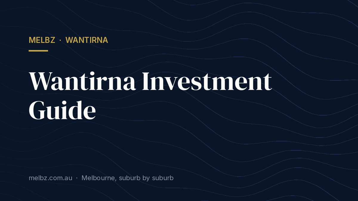 Title card: Wantirna Investment Guide
