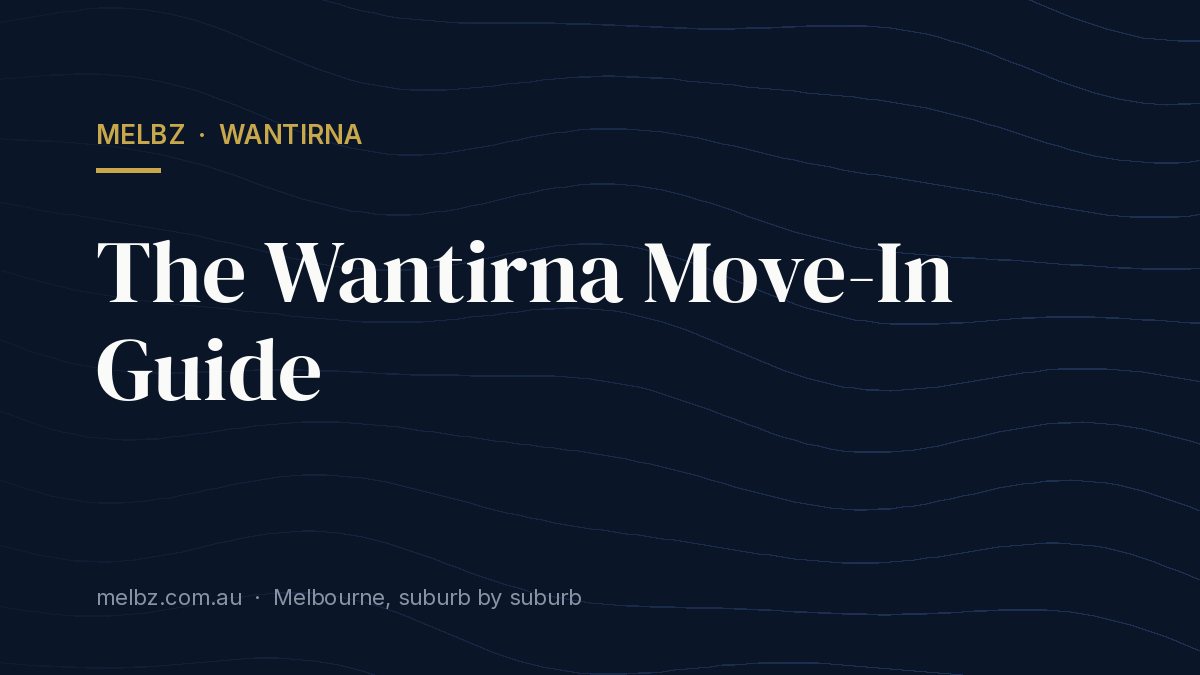 Title card: The Wantirna Move-In Guide