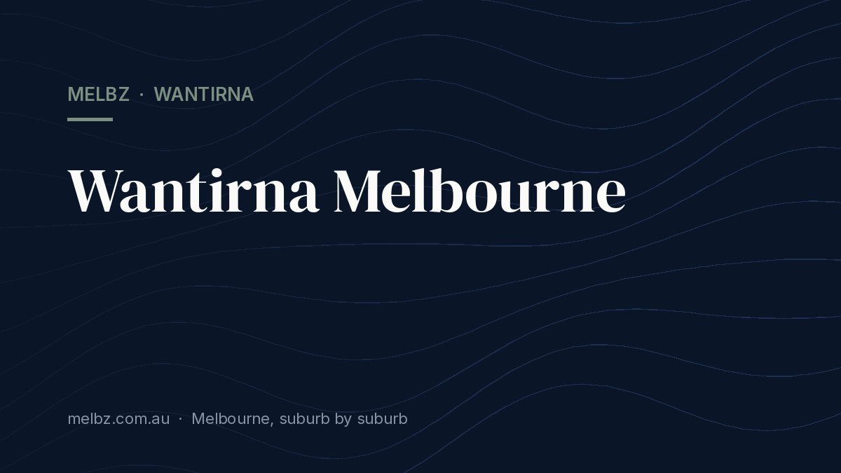Title card: Wantirna Melbourne