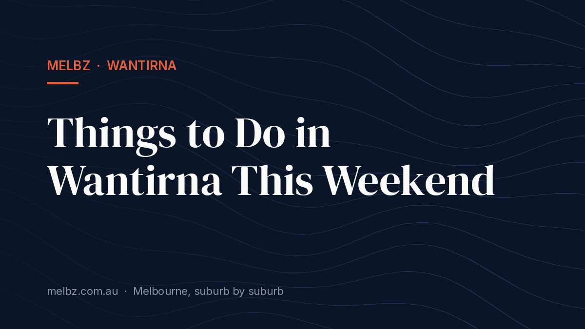 Title card: Things to Do in Wantirna This Weekend