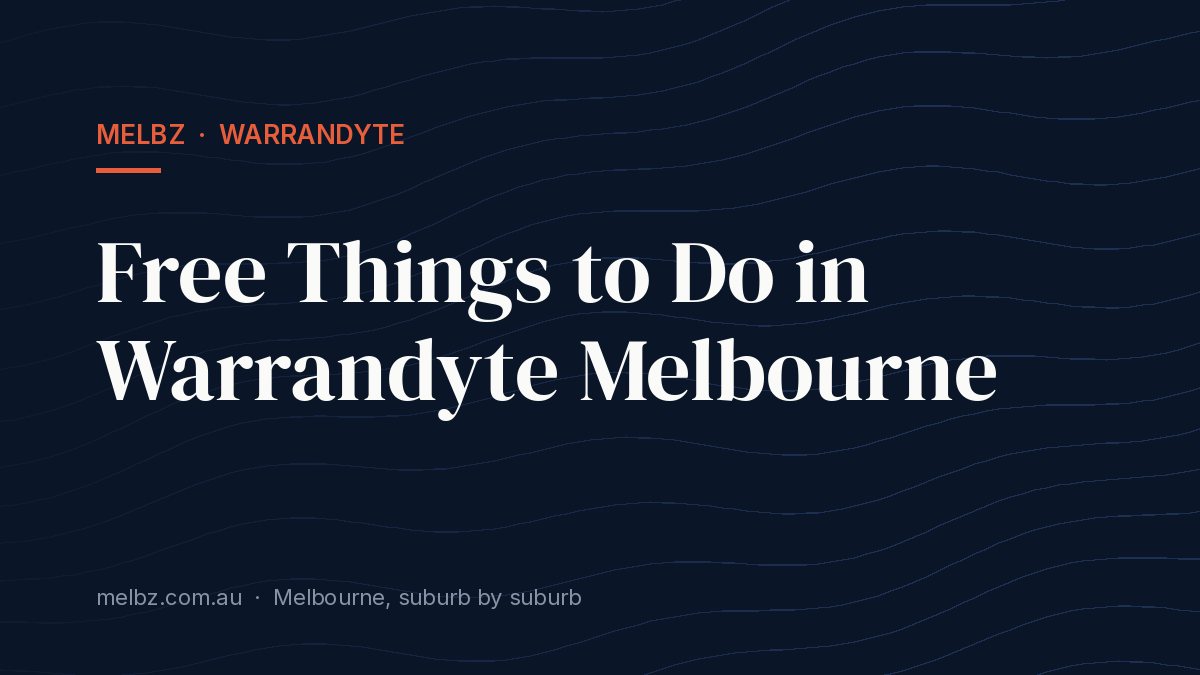 Title card: Free Things to Do in Warrandyte Melbourne