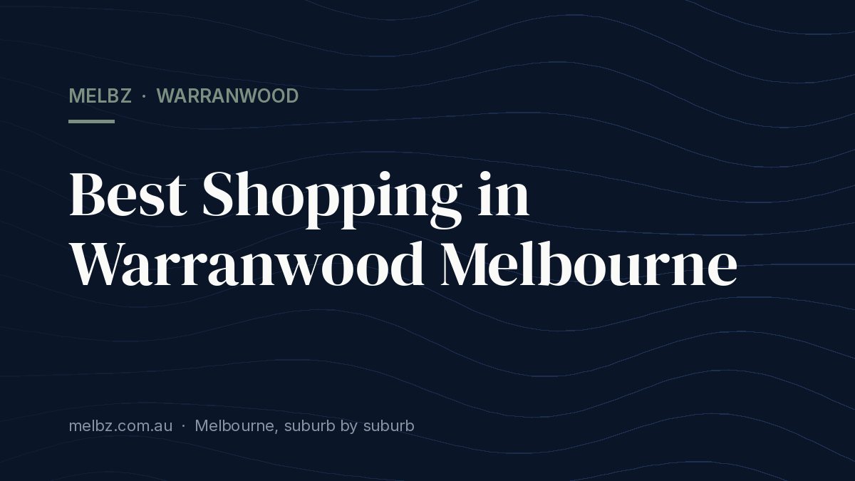 Title card: Best Shopping in Warranwood Melbourne