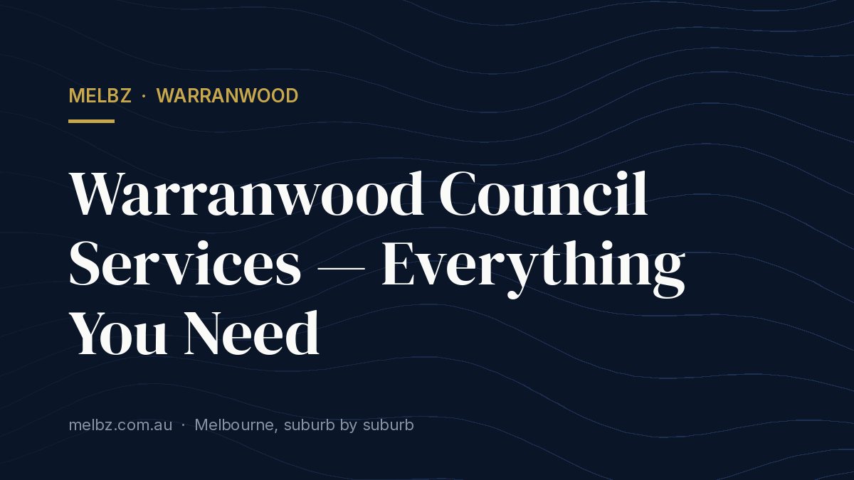 Title card: Warranwood Council Services — Everything You Need