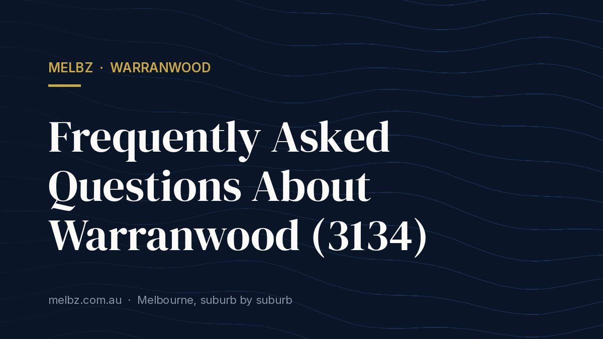 Title card: Frequently Asked Questions About Warranwood (3134)