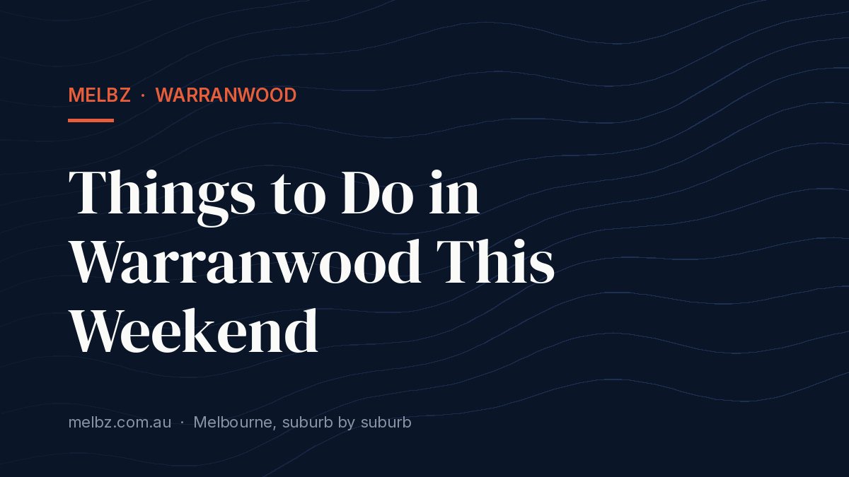 Title card: Things to Do in Warranwood This Weekend
