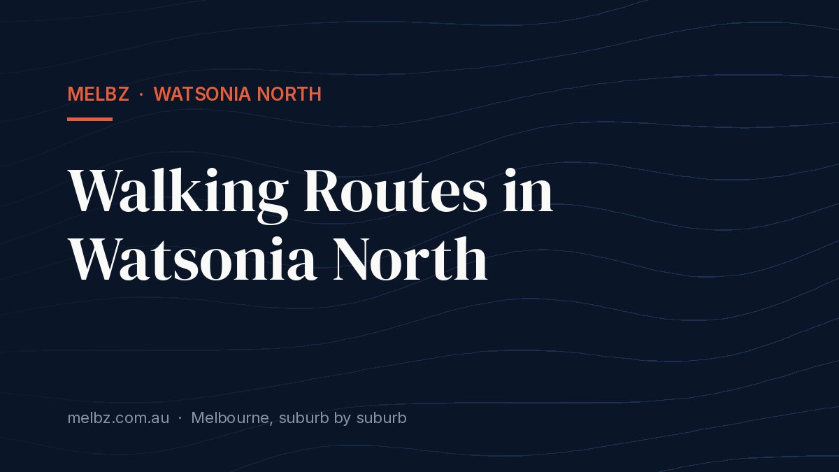 Title card: Walking Routes in Watsonia North