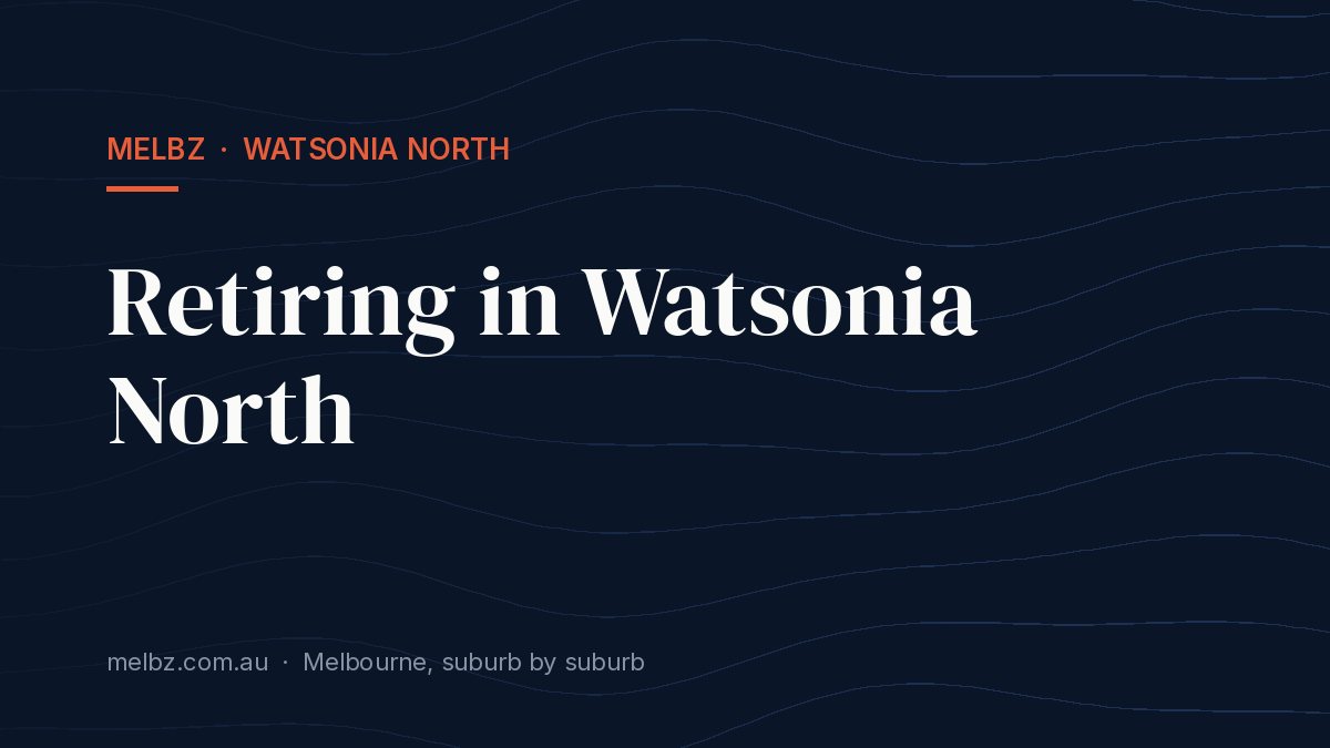 Title card: Retiring in Watsonia North