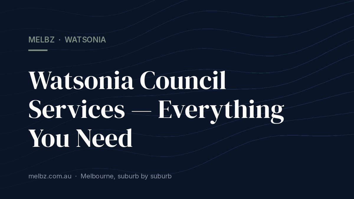 Title card: Watsonia Council Services — Everything You Need