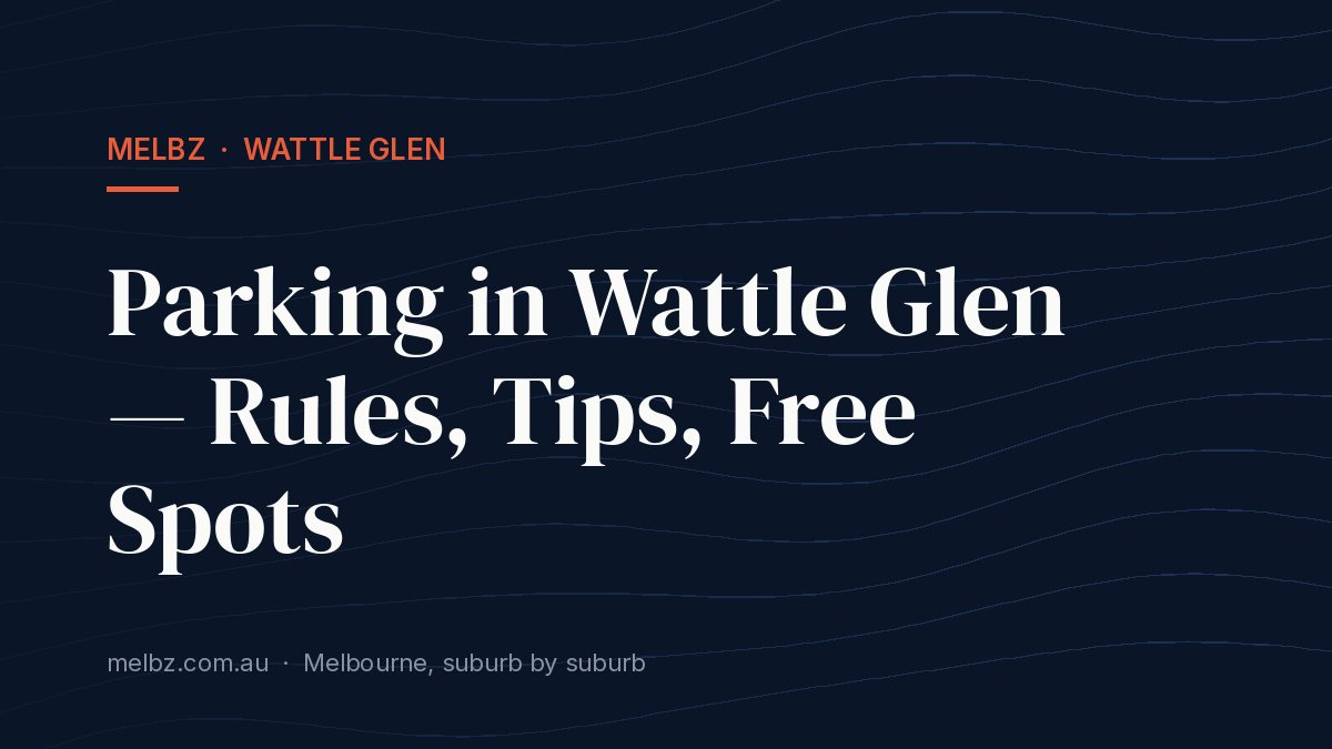 Title card: Parking in Wattle Glen — Rules, Tips, Free Spots