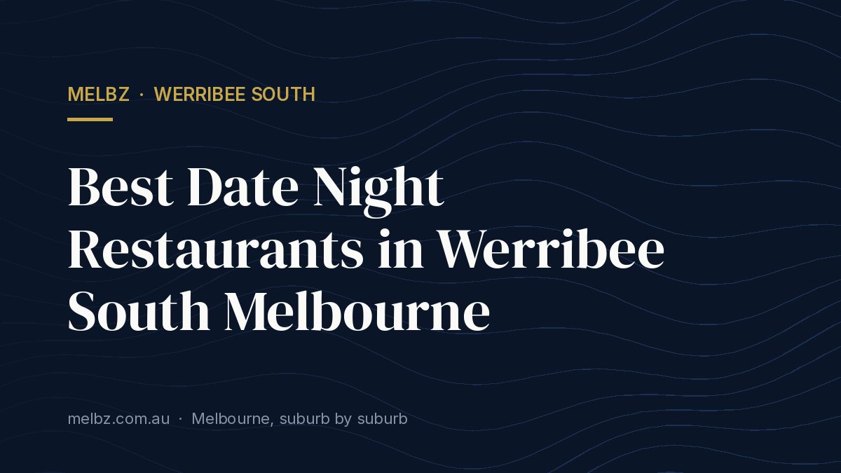 Title card: Best Date Night Restaurants in Werribee South Melbourne