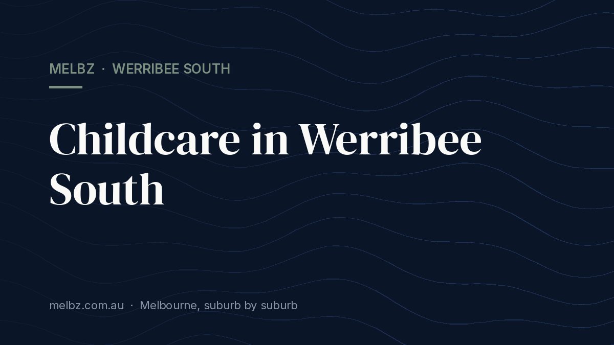 Title card: Childcare in Werribee South