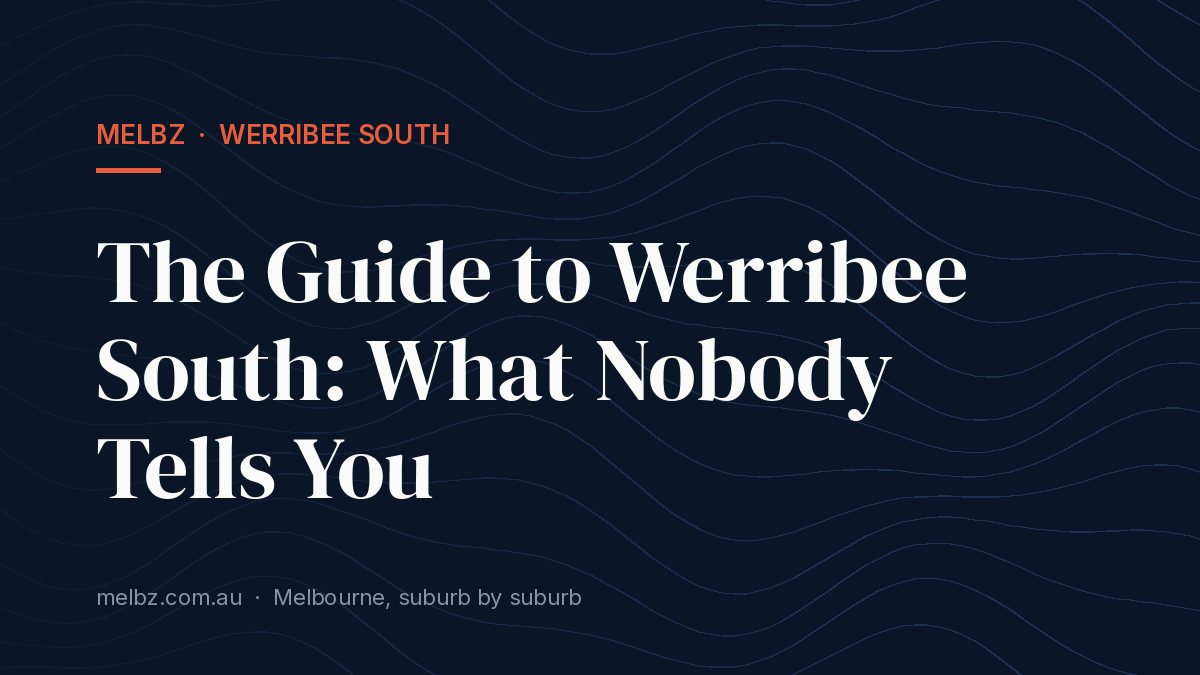 Title card: The Guide to Werribee South: What Nobody Tells You