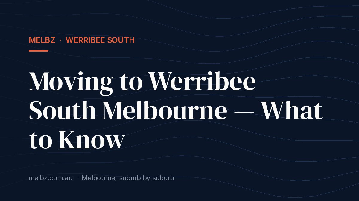 Title card: Moving to Werribee South Melbourne — What to Know