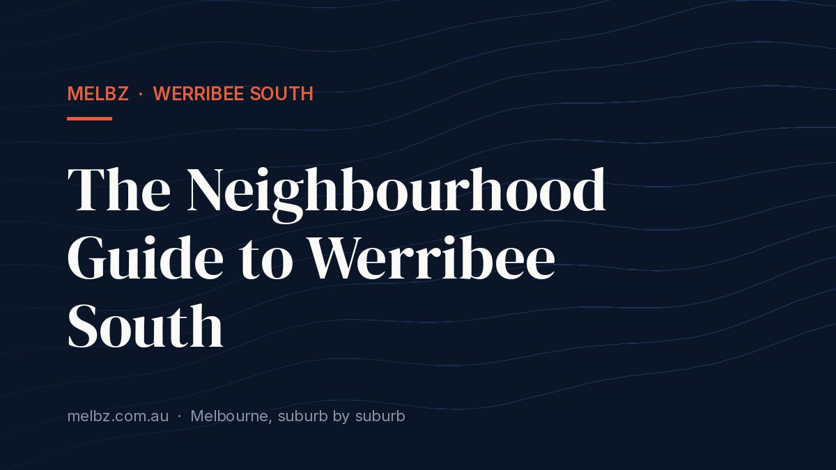 Title card: The Neighbourhood Guide to Werribee South