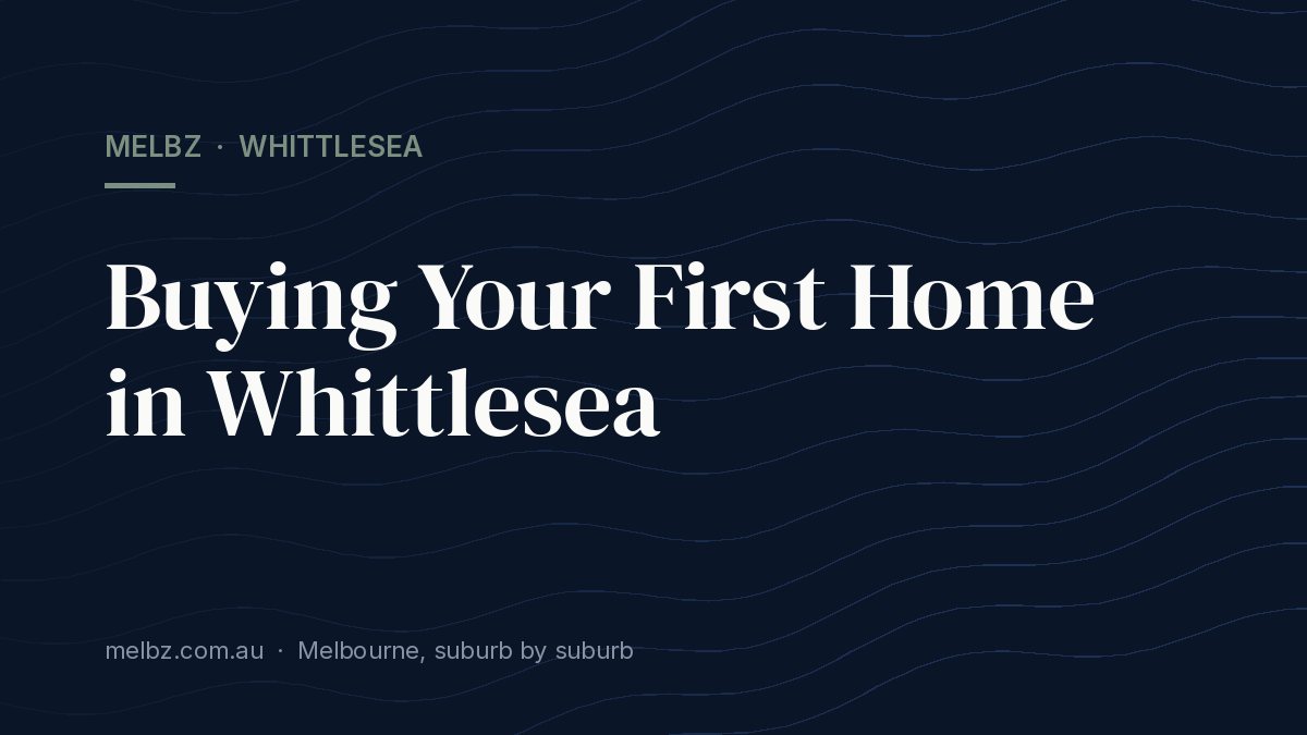 Title card: Buying Your First Home in Whittlesea