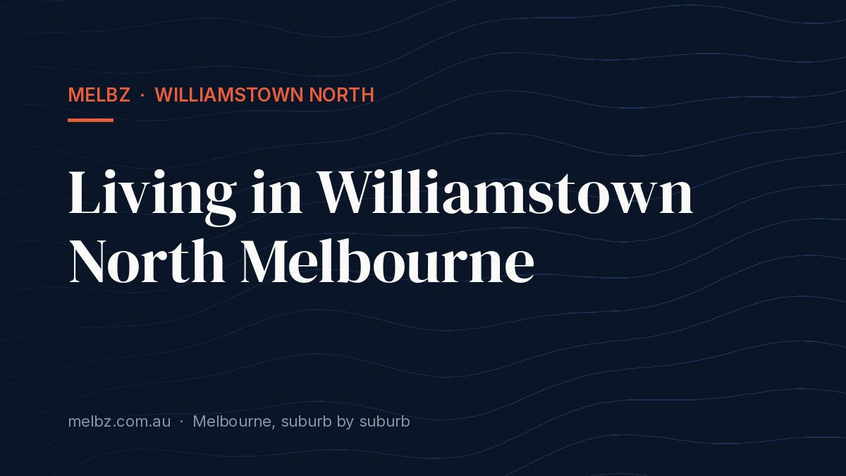 Title card: Living in Williamstown North Melbourne