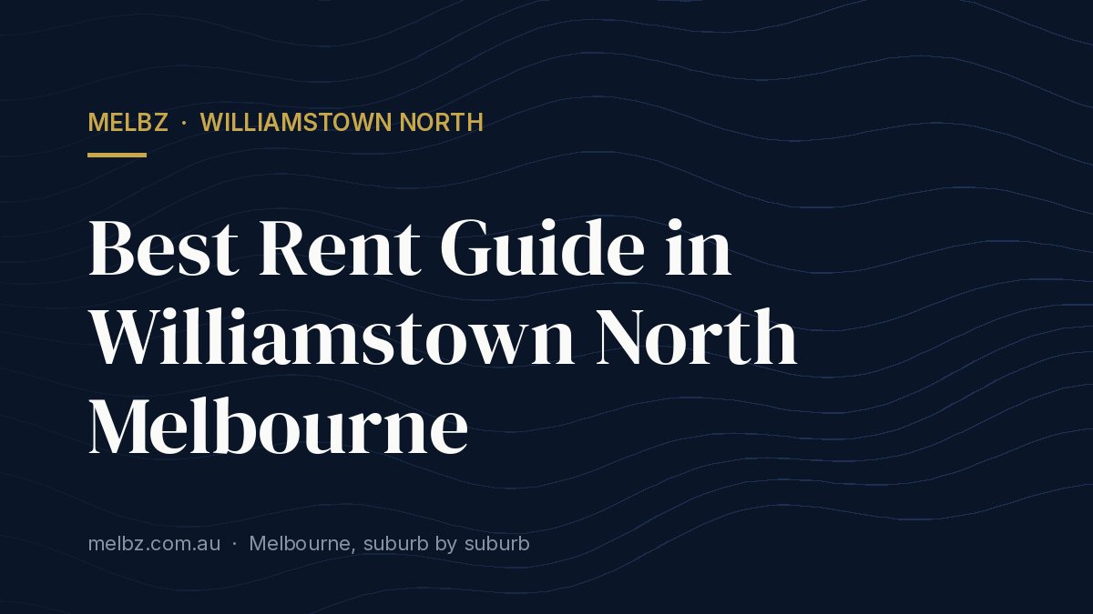 Title card: Best Rent Guide in Williamstown North Melbourne