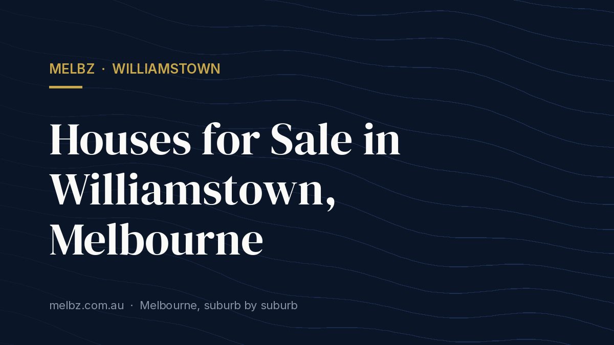 Title card: Houses for Sale in Williamstown, Melbourne