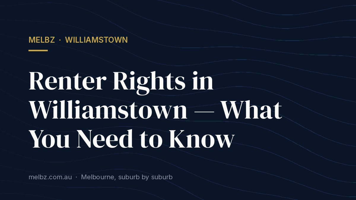 Title card: Renter Rights in Williamstown — What You Need to Know