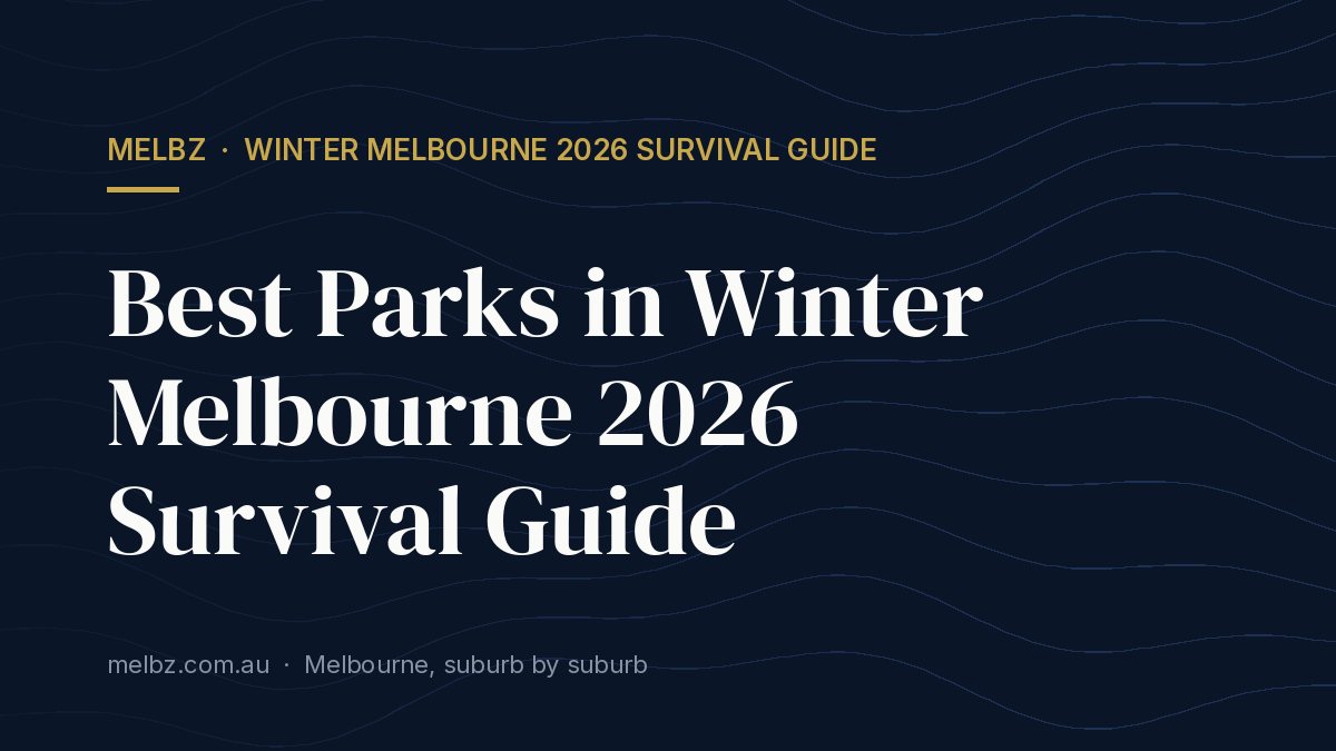 Title card: Best Parks in Winter Melbourne 2026 Survival Guide