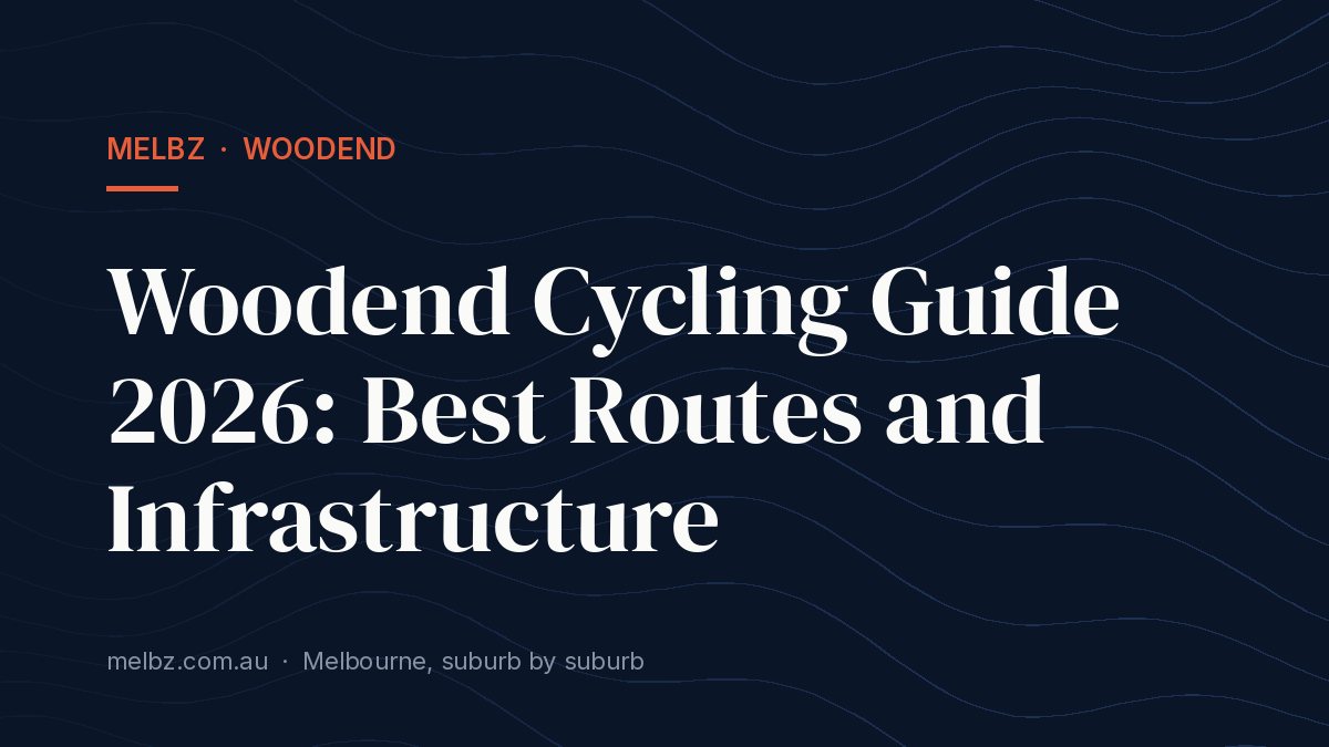 Title card: Woodend Cycling Guide 2026: Best Routes and Infrastructure
