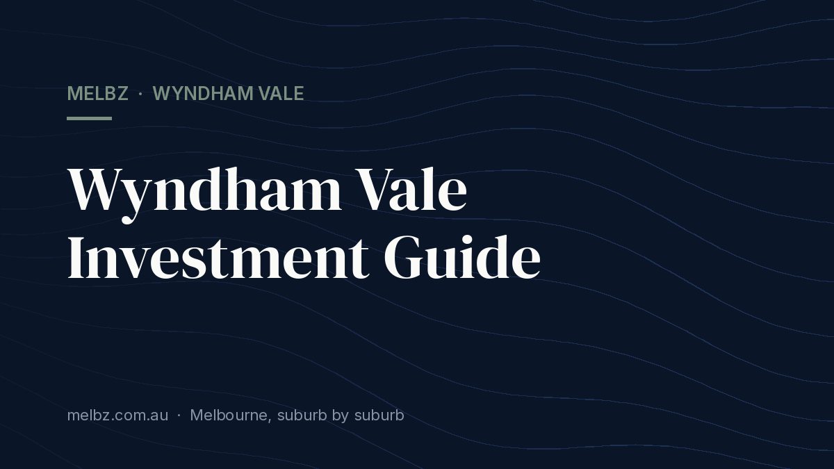 Title card: Wyndham Vale Investment Guide