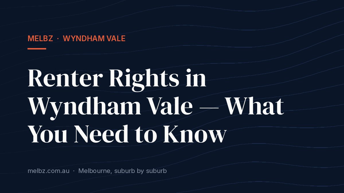 Title card: Renter Rights in Wyndham Vale — What You Need to Know