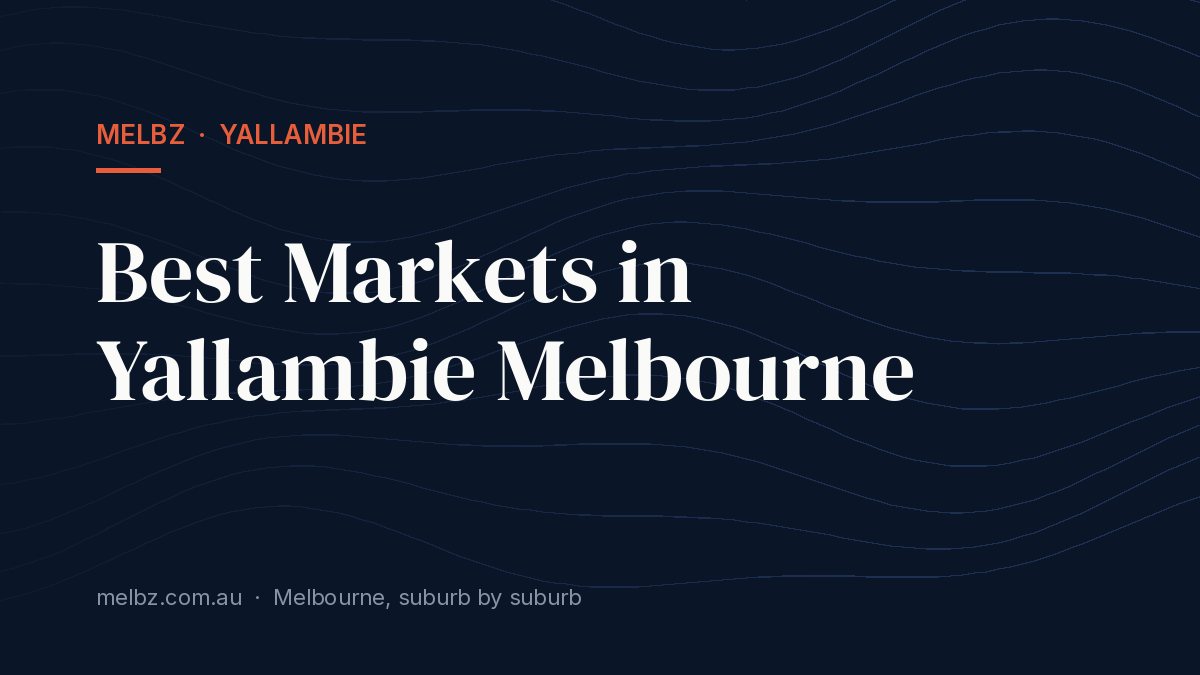 Title card: Best Markets in Yallambie Melbourne