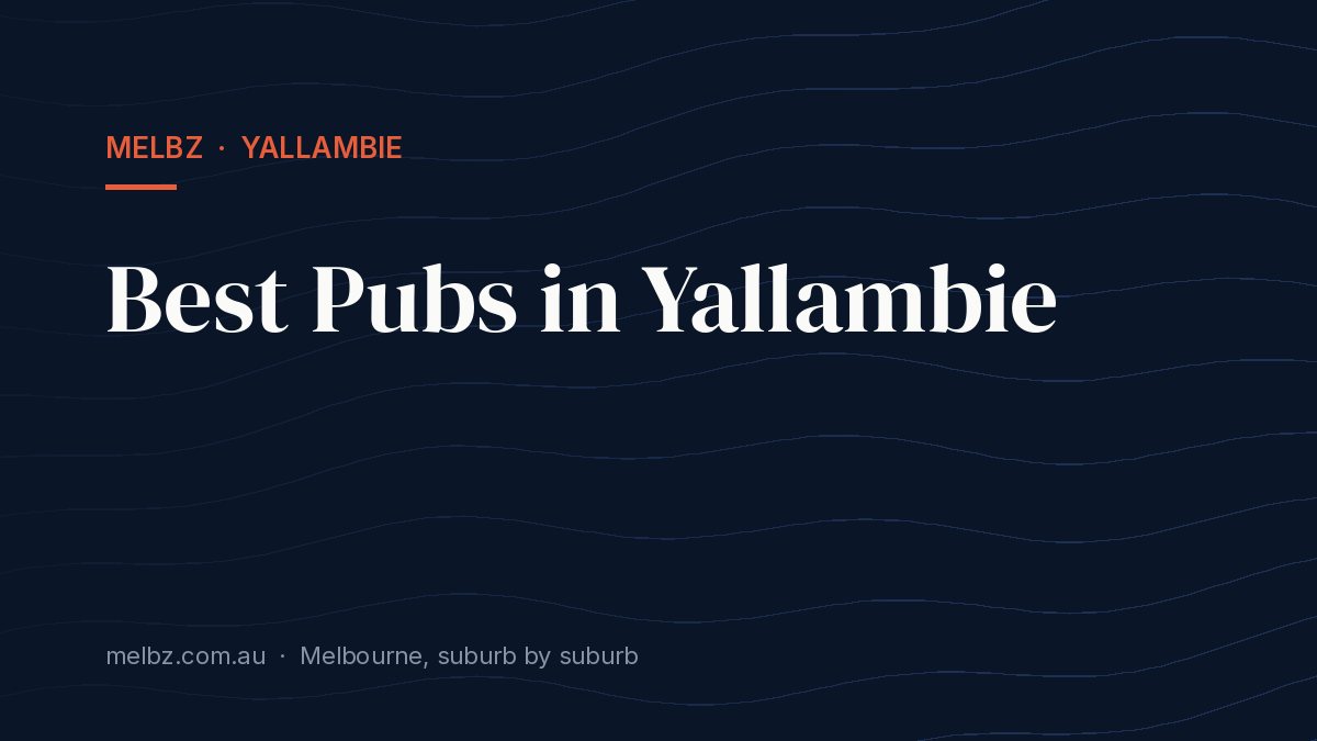 Title card: Best Pubs in Yallambie