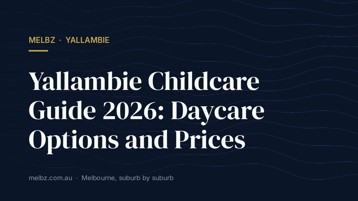 Title card: Yallambie Childcare Guide 2026: Daycare Options and Prices
