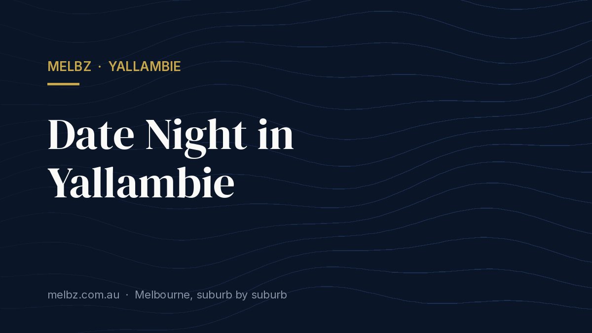Title card: Date Night in Yallambie