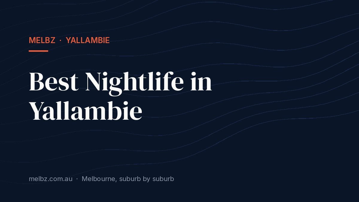 Title card: Best Nightlife in Yallambie