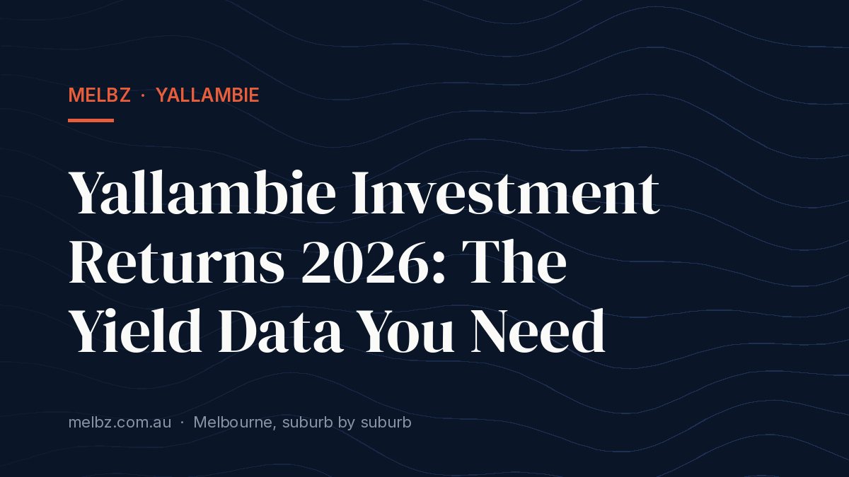 Title card: Yallambie Investment Returns 2026: The Yield Data You Need