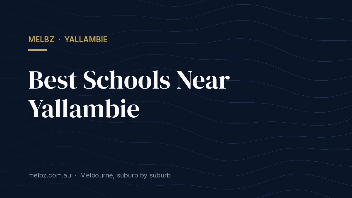 Title card: Best Schools Near Yallambie