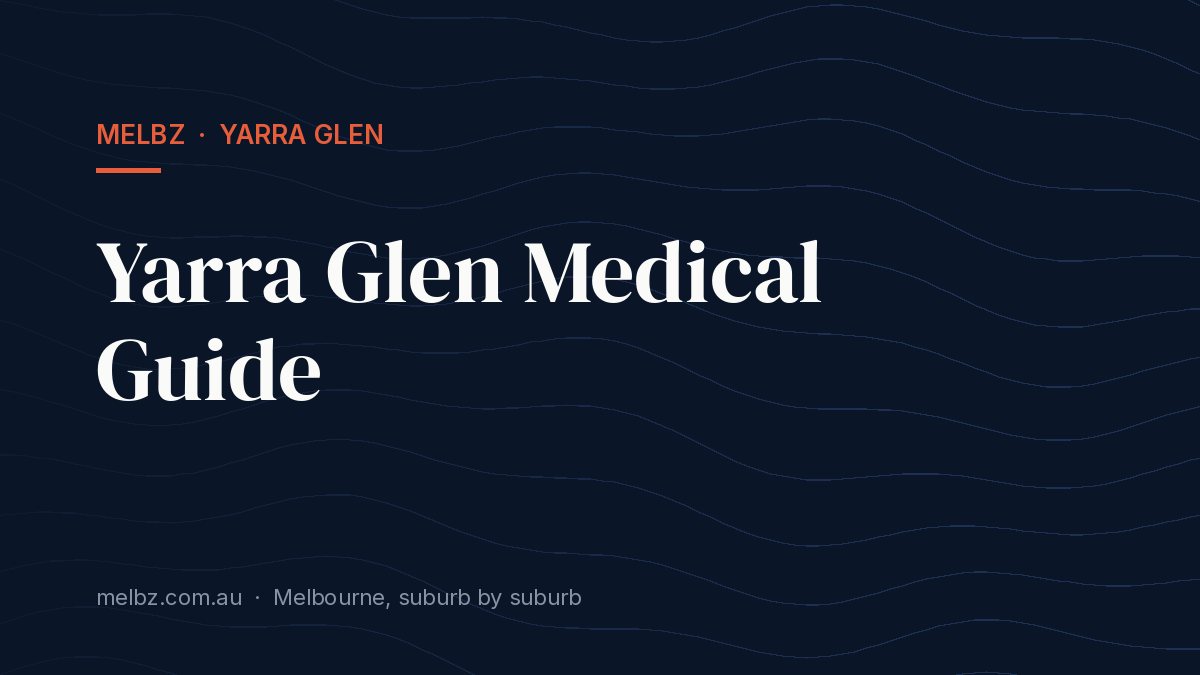 Title card: Yarra Glen Medical Guide