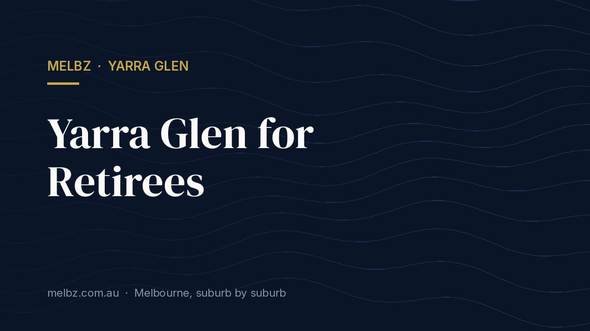 Title card: Yarra Glen for Retirees