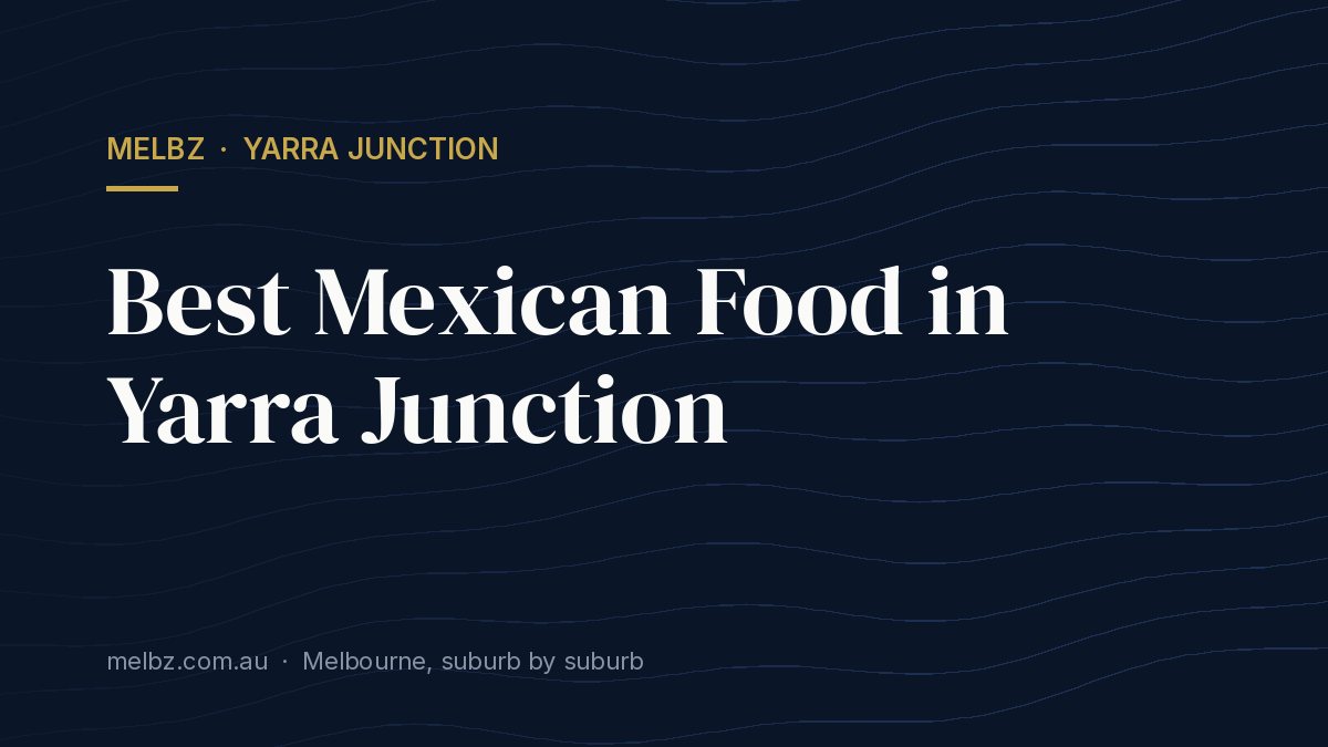 Title card: Best Mexican Food in Yarra Junction